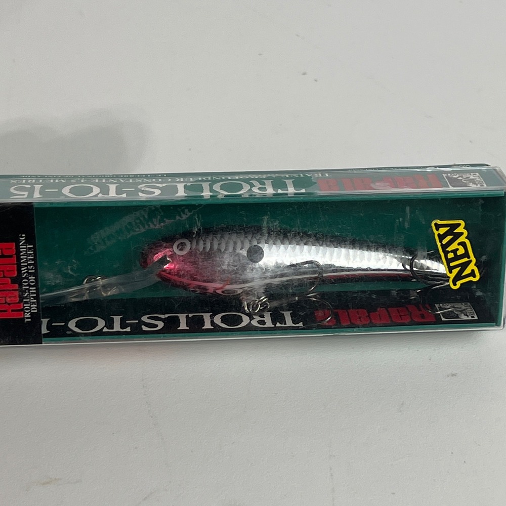 Rapala Trolls-To-15 TTM-15 Chrome Balsa Deep Diving Crankbait Fishing Lure